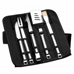 6 piece barbecue set in folding bag