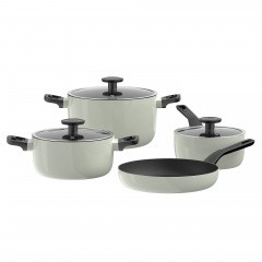 7-pc Cookware set non-stick Glints Sage