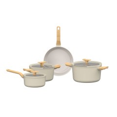 7-pc cookware set Balance Cream