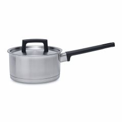 Covered saucepan stainless steel 16 cm - Ron