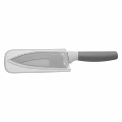 Small chef's knife grey with herb stripper 14 cm - Leo