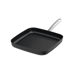Poêle à griller antiadhérente Graphite en aluminium recyclé 28cm