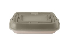 Plat à gâteau avec couvercle et trancheur Balance 38,50x29cm