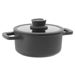 Faitout antiadhérent avec couvercle Stone+ 20cm