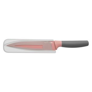 Couteau à découper rose 19 cm - Leo