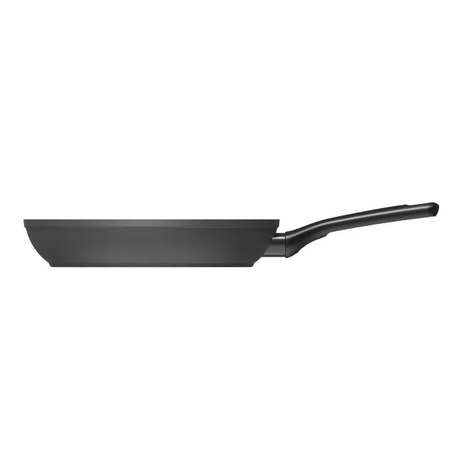 Berghoff Gem - Wok a due manici antiaderenti con coperchio in vetro, 32 cm, in alluminio pressofuso, nero, 40 x 33 x 16,5 cm