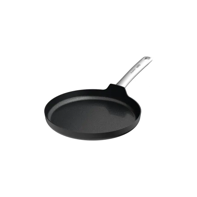 Poêle à Omelette Antiadhérente Pierre 24 Cm Noir/Argent - Idéale Pour Une Cuisson Parfaite Et Facile