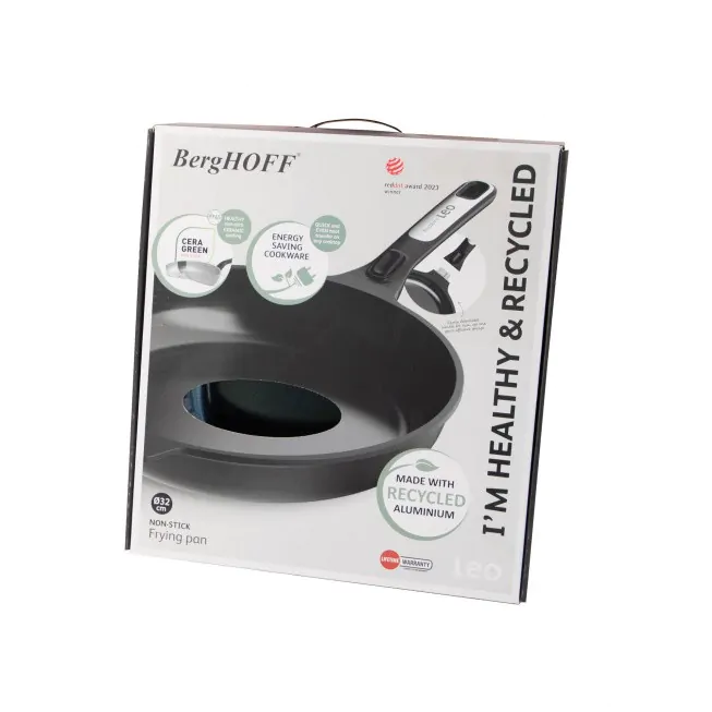 Gastrolux Padella In Alluminio Pressofuso 32 Cm Con Manico Rimovibile, Rivestimento Antiaderente Biotan Plus, Adatta A Induzione