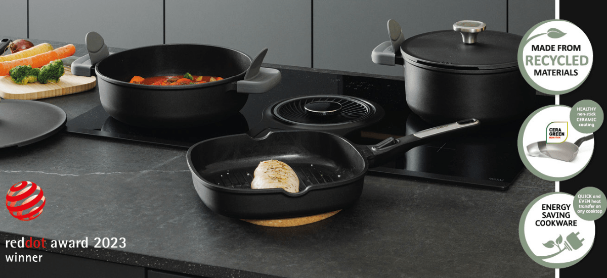 The choice is yours with Red Dot Award 2023 winner: Leo Phantom Cookware